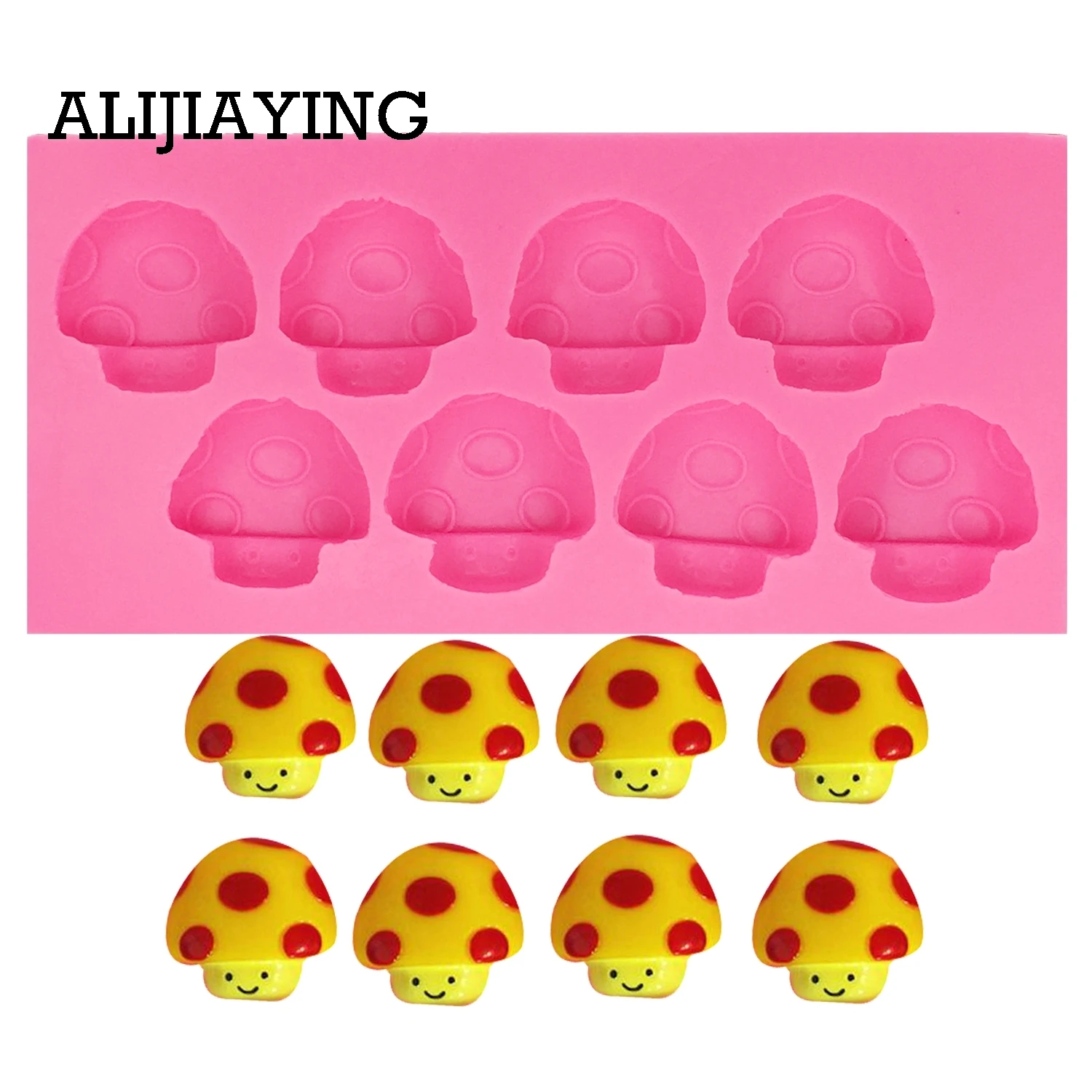 M0815 1PCS Food Grade Silicone Mushroom Shape For Silicone Cake Molds, Fondant Cake Decorate tools