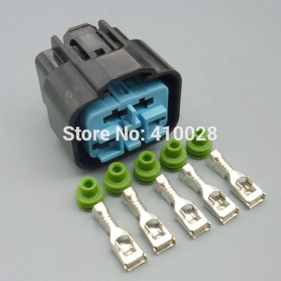 shhworldsea 5/30/100sets 4.8mm kit 7.8A electric plastic wire female waterpfoof connector