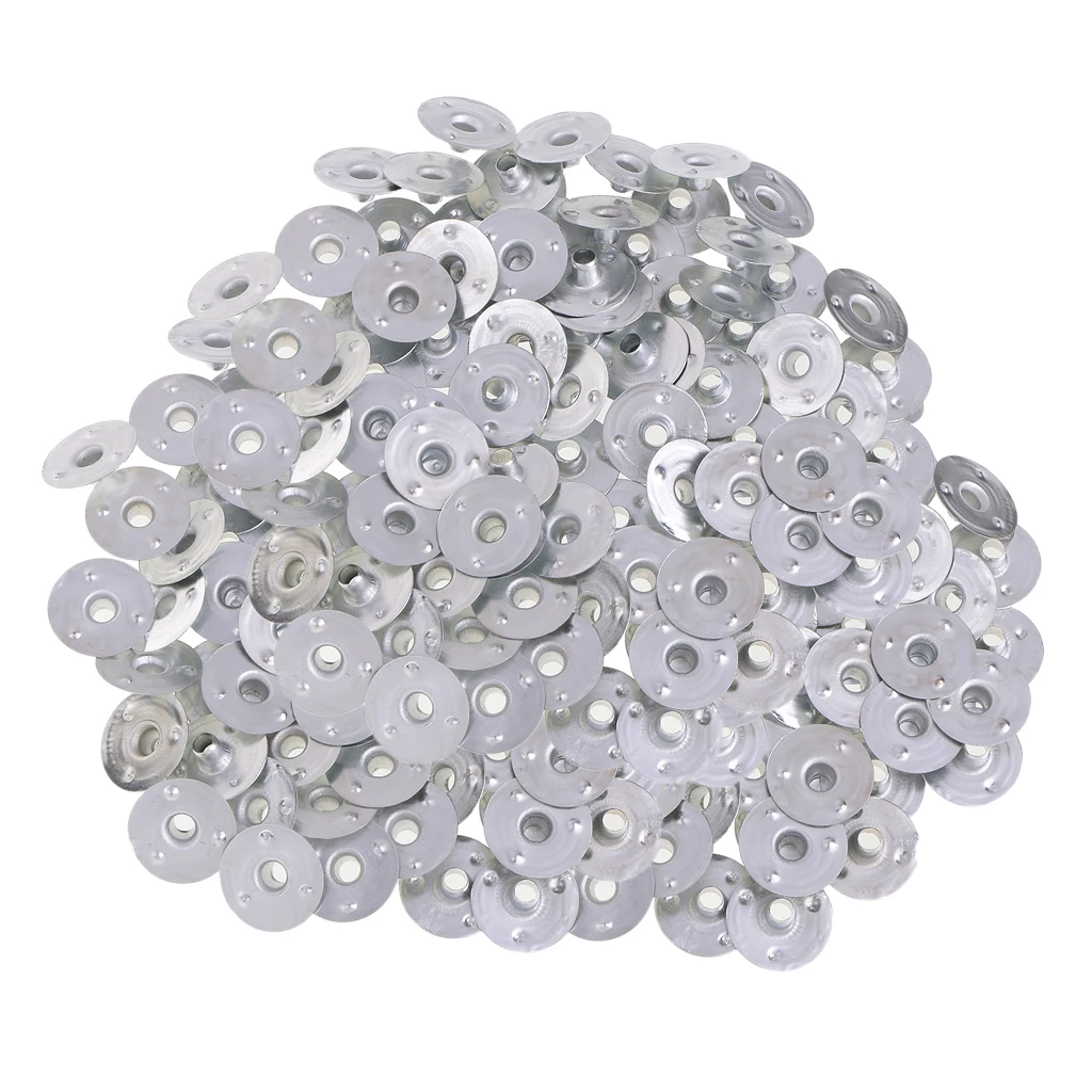 500 Pieces Candle Wick Metal Sustainer Tabs Holder Handmade DIY Candle Making Accessories Supplies 12.5x3mm