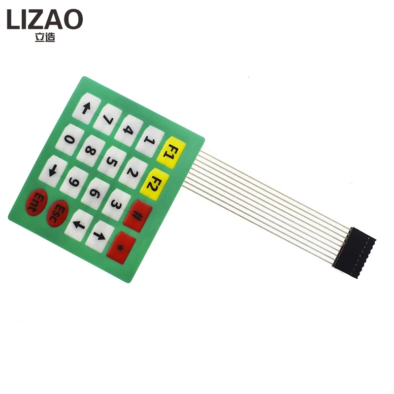 1 3 4 5 12 16 20 Key 4 x 4 Membrane Switch Keypad 3x4 4x4 4x5 Matrix Array Matrix keyboard