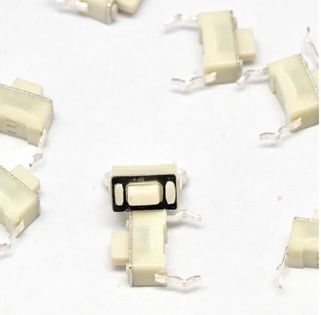 200PCS/LOT 3 * 6 * 5MM 2 feet of vertical white DIP Touch switch