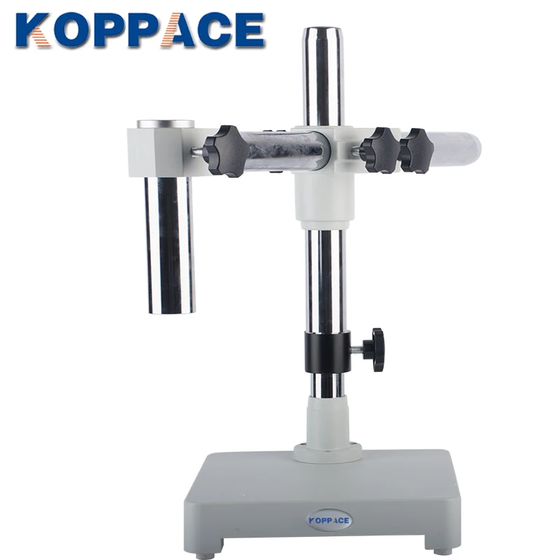 KOPPACE Stereo Microscope Single Arm Bracket Lens Aperture 76mm Horizontal Movement 235mm Column Diameter 32mm