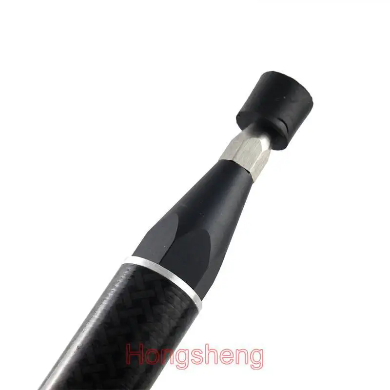 Telescopic Carbon Fiber Prism GPS Pole Total Station Surveying