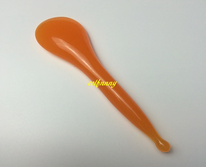 100pcs/lot Fast shipping Beeswax poking rod Beauty massage stick Wand Eye Massager Resin facial massage wand