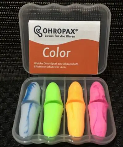 Ohropax Professional Colored Foam Earplugs Ear Plugs Traval Sleeping Noise Reduction