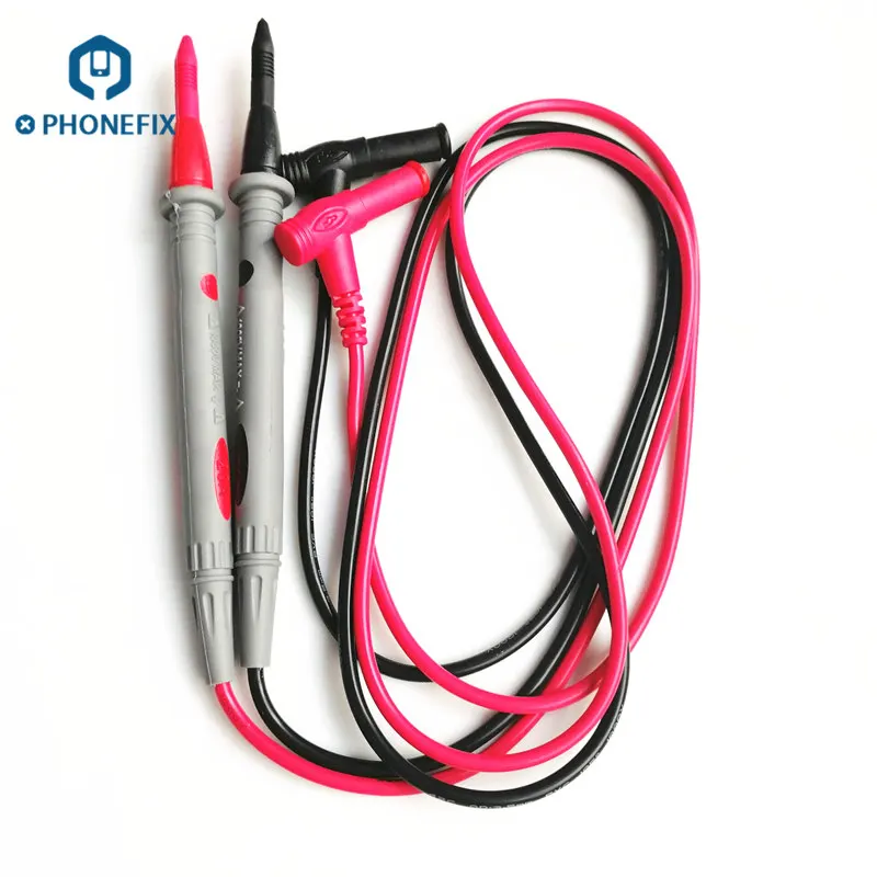 PHONEFIX Universal 10A/20A Test Leads Multimeter Current Voltage Test Cable with Alligator Clips Phone DC Power Supply Cable