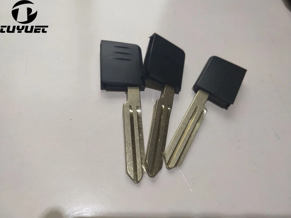 5PCS Notfall Uncut Smart key klinge Für Nissan Teana smart karte Einfügen Schlüssel Klinge