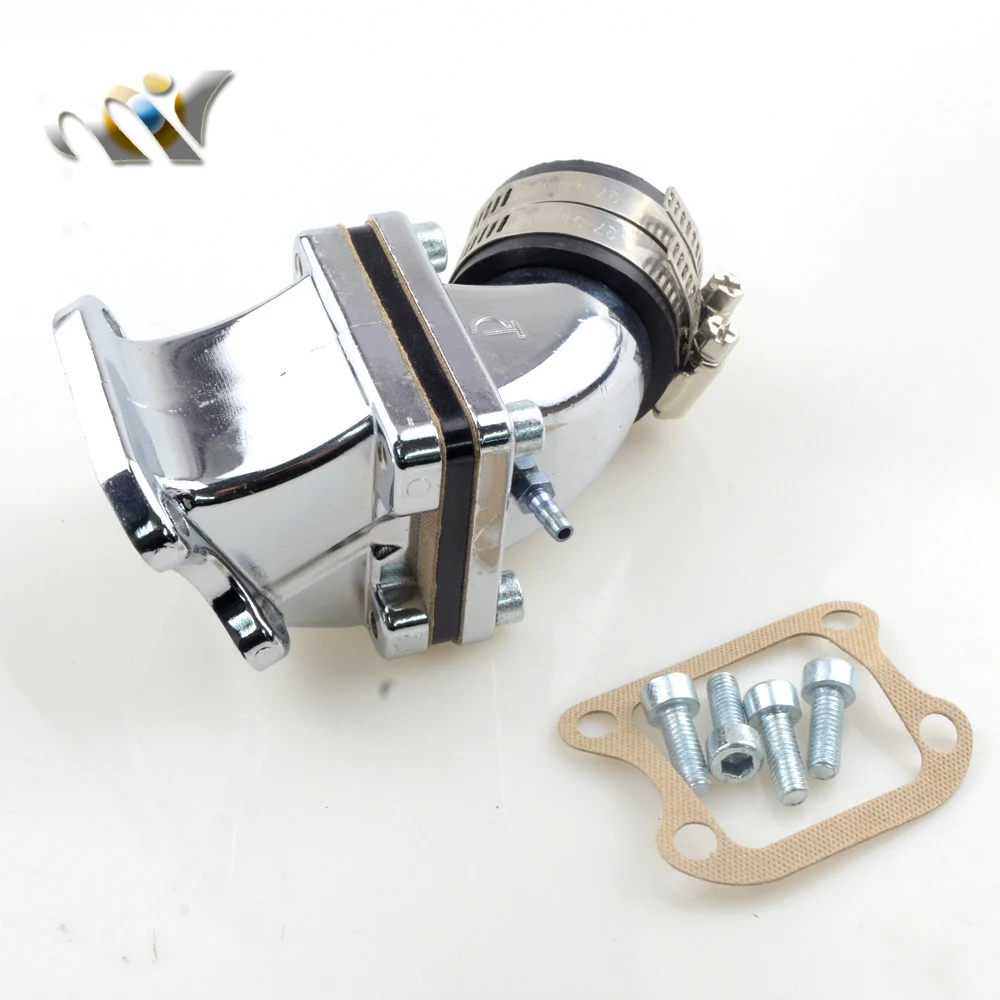 Colector de Admisión de Alto Rendimiento para Scooter/Moped de 2 Tiempos DIO 18/27 50 CX ZX SE50 SK50 SA50 Elite Spree Shadow