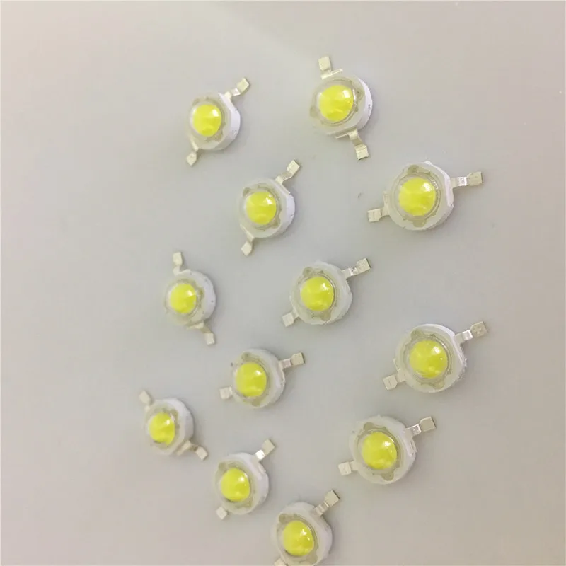 100Pcs High Power LED Chip Spotlight LED Lamp Light Beads Diode 1W 3W 5W Warm White Red Green Blue Full Spectrum White