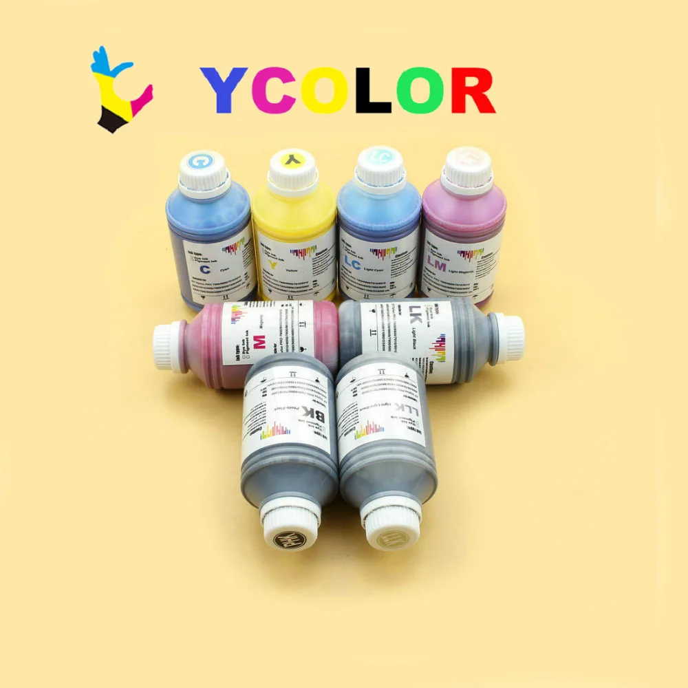 8 color/lot 500ml/bottle Universal Pigment ink for Epson Stylus PRO 4000 4800 4880 7800 7880 9800 9880 DX5 printer pigment ink