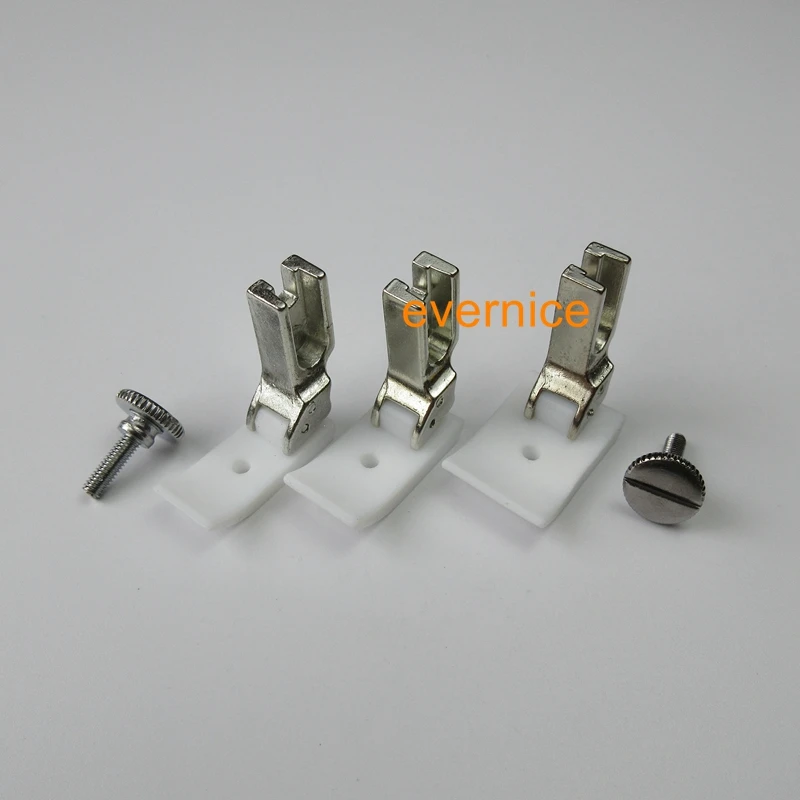 3 Sizes Non-stick coating Bottom Wide Presser Feet for CONSEW 30 98 99 102 103 105 210 217 218 219 220 230 290