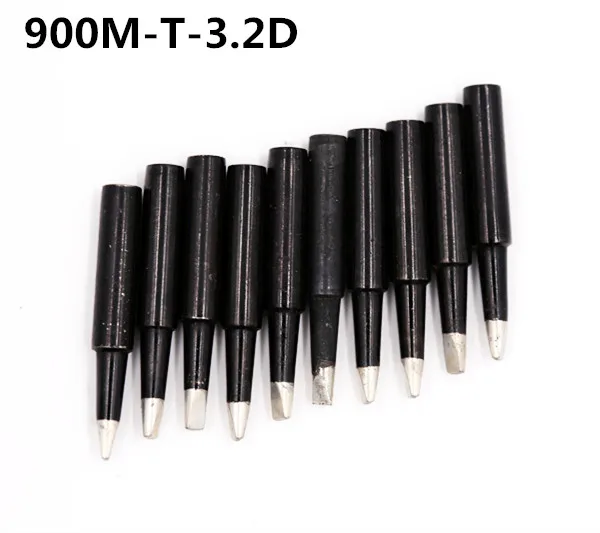 

SZBFT 10 piece Black 900M-T-3.2D Series Horseshoe type iron head Welding tip Soldering iron tip free shipping