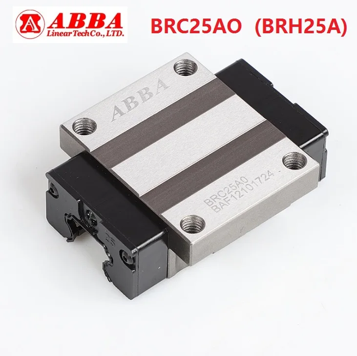 

10pcs Original Taiwan ABBA BRC25AO/BRH25A Linear Flange Block Carriage Linear Rail Guide Bearing for CNC Router Laser Machine