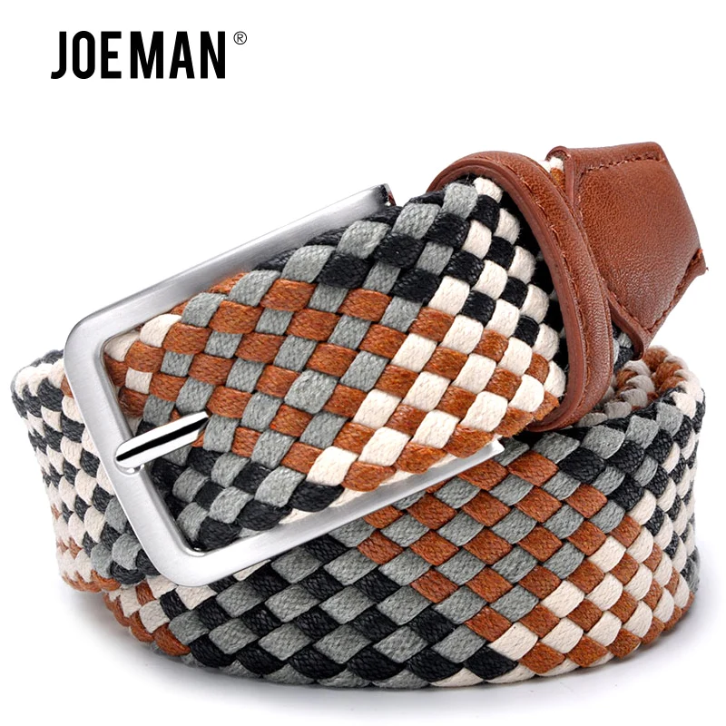 

Fashion Lovers Braided Belt Without Holes Men Style Women Style Pipe Cotton Belts Mixed Color High Quality Free Shipping