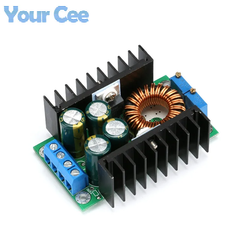 DC-DC CC CV Converter Volt Step Down Buck Power Supply Module 12V 19V 24V 7-40V to 1.2-35V 8A 300W with LED Indicator Car Laptop