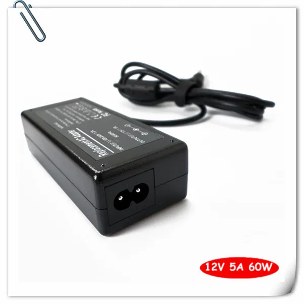 New 60W AC 100-240V to DC 12V 5A Power Supply Adapter Balancer Charger + Cord