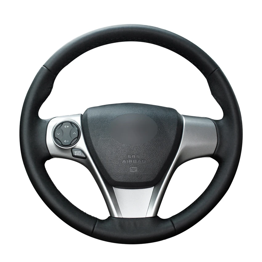 

Сшитая вручную черная искусственная кожа для Toyota Venza 2012-2017 Camry (US) 2012 2013-2014