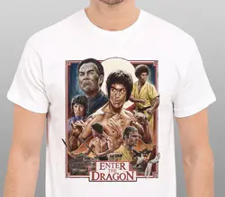 Tshirt Brand 2019 Male Short Sleeve Sleeve Tee Shirt Homme Tshirt Bruse Lee Enter The Dragon Movie Kids T Shirts