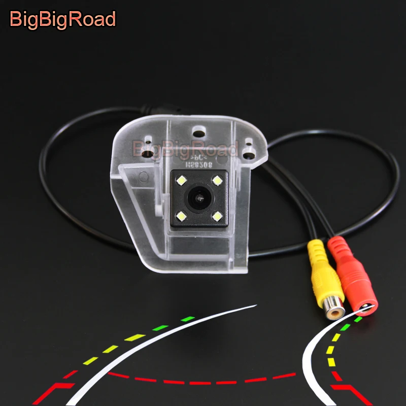 

BigBigRoad Car Intelligent Dynamic Trajectory Tracks Rear View CCD Camera For Honda Elysion 2012 2013 2014 2015 Night Vision