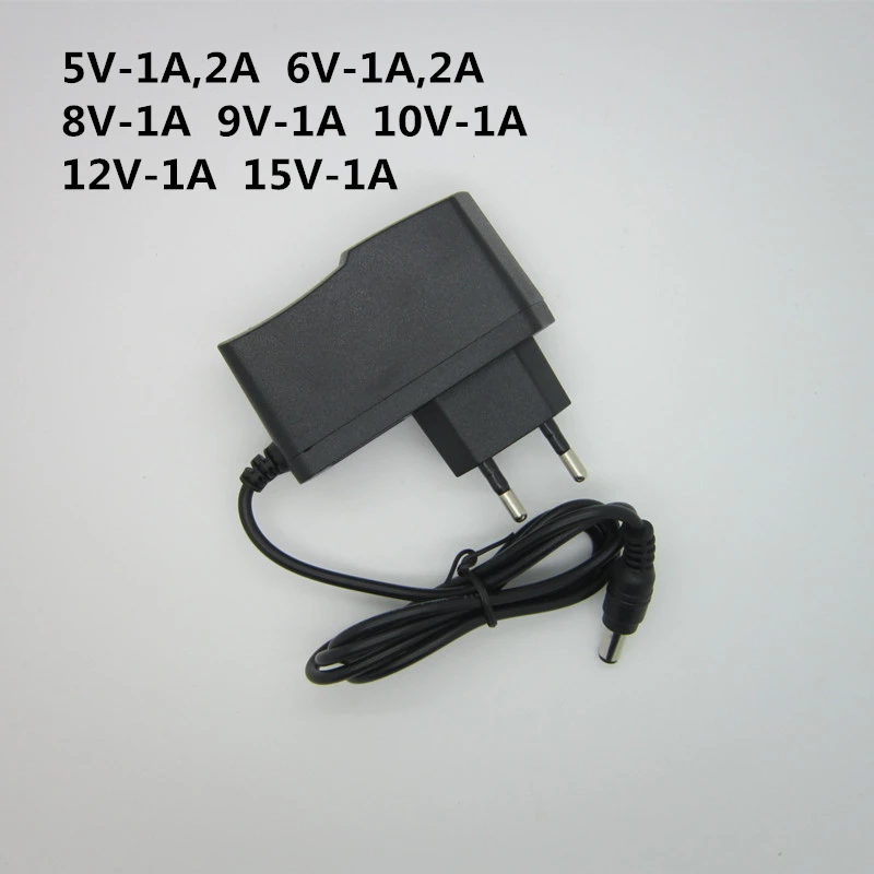 1x AC 110-240V DC 5V 6V 8V 9V 10V 12V 15V 0.5 1A 2A 3A adattatore di alimentazione universale adattatore per caricabatterie Eu Us per striscia