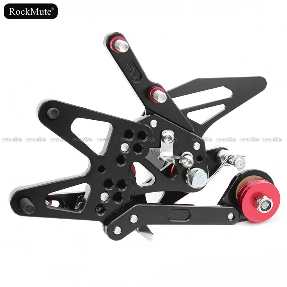 Motorcycle Rearsets For Triumph Daytona 675/R 2013-2018 CNC Adjustable Footrest Shift Lever Brake Pedal Foot Pegs Rear Set