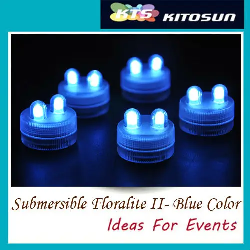 100pcs/pack Wedding Centerpiece 2PCS CR2032 Batteries Operated Micro Mini led Submersible Floralyte