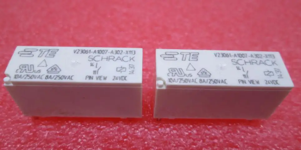 HOT NEW relay V23061-A1007-A302-X113 24VDC V23061-A1007-A302-X113-24VDC V23061-A1007 DC24V 8A SCHRACK DIP4