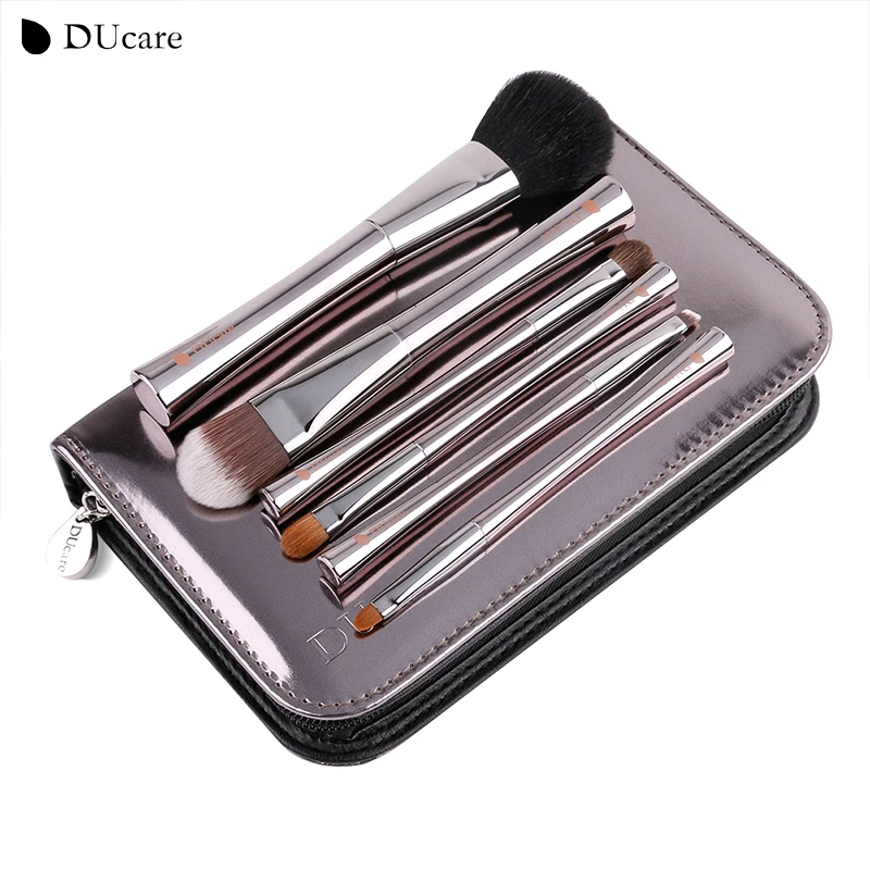 DUcare 6pcs Makeup brush set Luxury Brushes with Bag the most Nice and Most Amazing Makeup Brushes Beauty Essential brushes