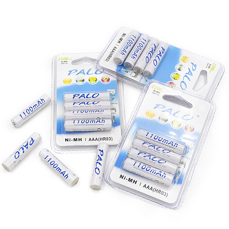 Аккумуляторная батарея 1100 мА/ч, 1,2 в, AAA, для светодиодсветильник лампы, игрушек, аккумуляторная батарея для камеры, MP3, mp4, микрофона