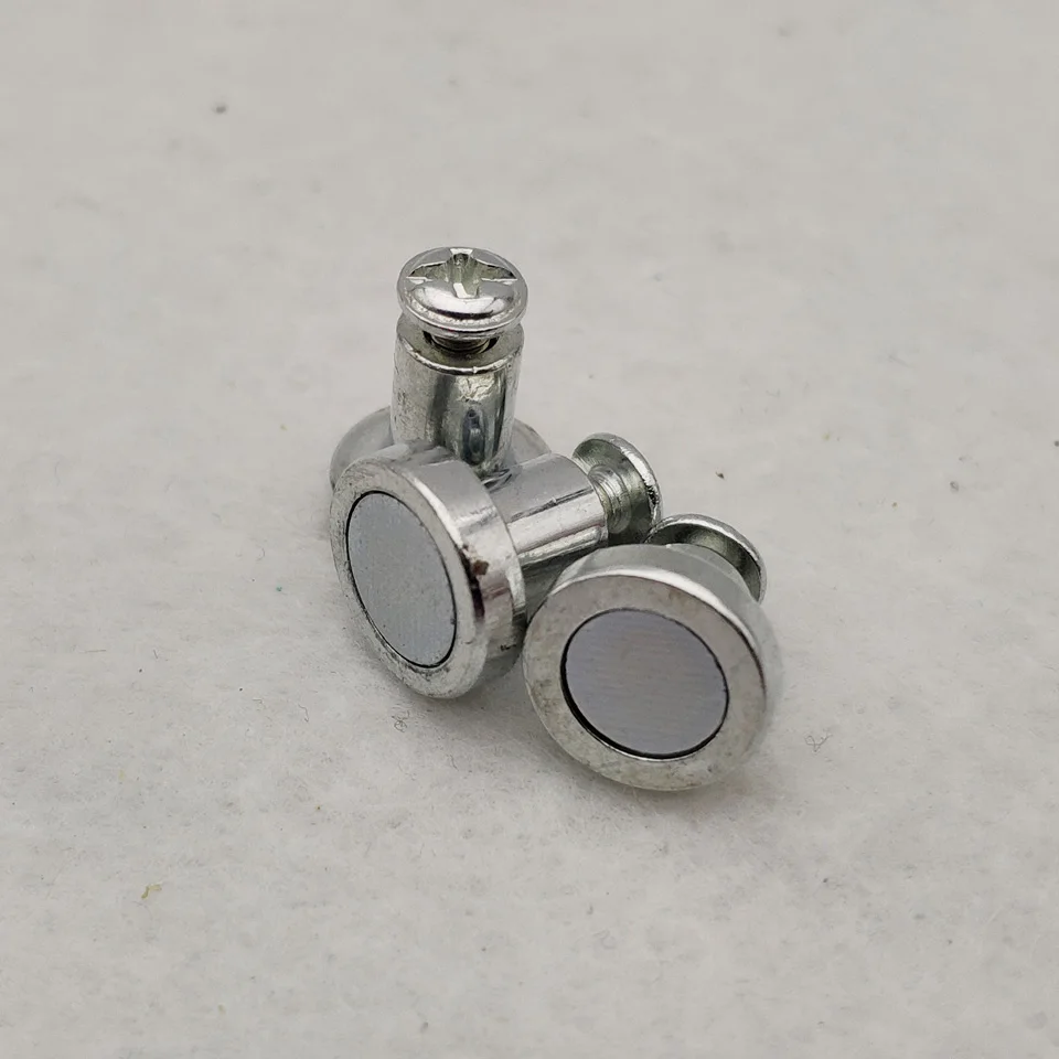 20pcs Strong Magnet led ceiling light Install Magnetic With Screw 8mm 10mm 12mm Hight ceiling lamp Fixed magnet holder Easy Use