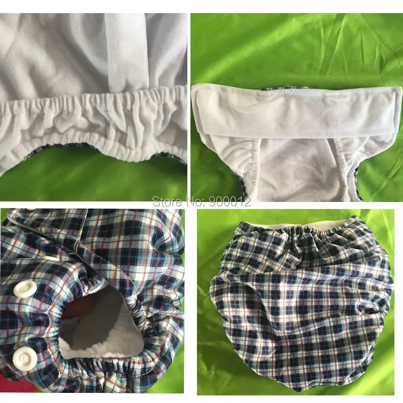 ダブル漏れガセット布おむつベビーおむつ AI2 布おむつ調節可能なサイズ防水おむつ 100 個インサートなし