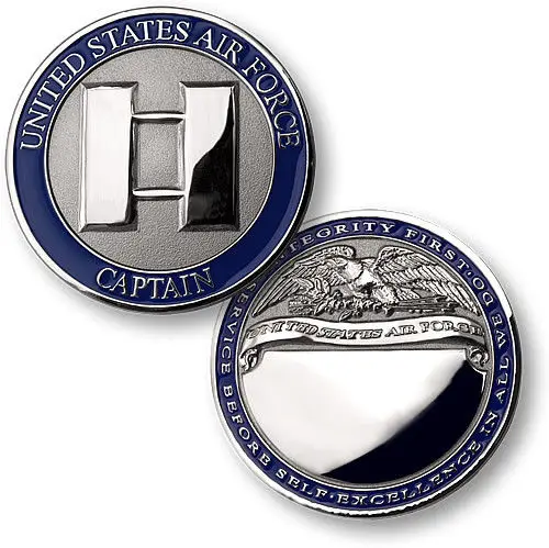 Challenge Coin big discount custom Personalized Nickel Coin wholesale U.S.Air Force polished Coin