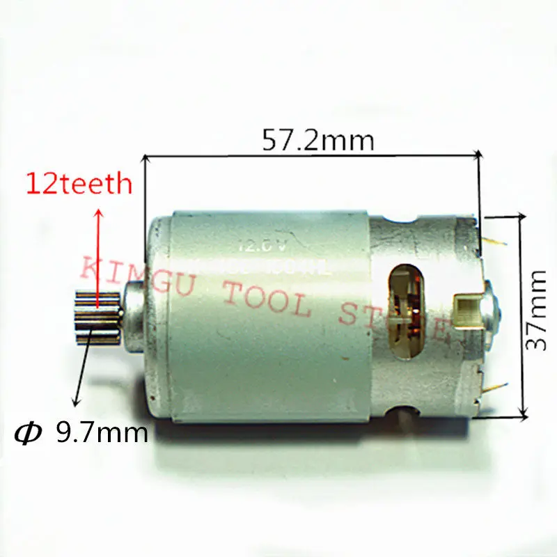 12 Teeth Replacement Motor DC 12V  For  BOSCH 2 609 120 259 GSR12V GSR12-2 GSB12VE-2 GDR12V RS-550PC-8019 Cordless Drill