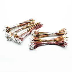 5pcs  Female Cable Connector XH 1.25mm JST 2/3/4/5/6Pin Single Head/Double  Head  Plug With 15cm Electronic Wire Connectors