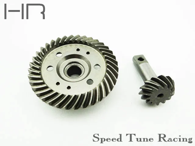 Optional spiral differential bevel gear set for Traxxas most 1/10 scale 4wd Revo Summit and T-Maxx series