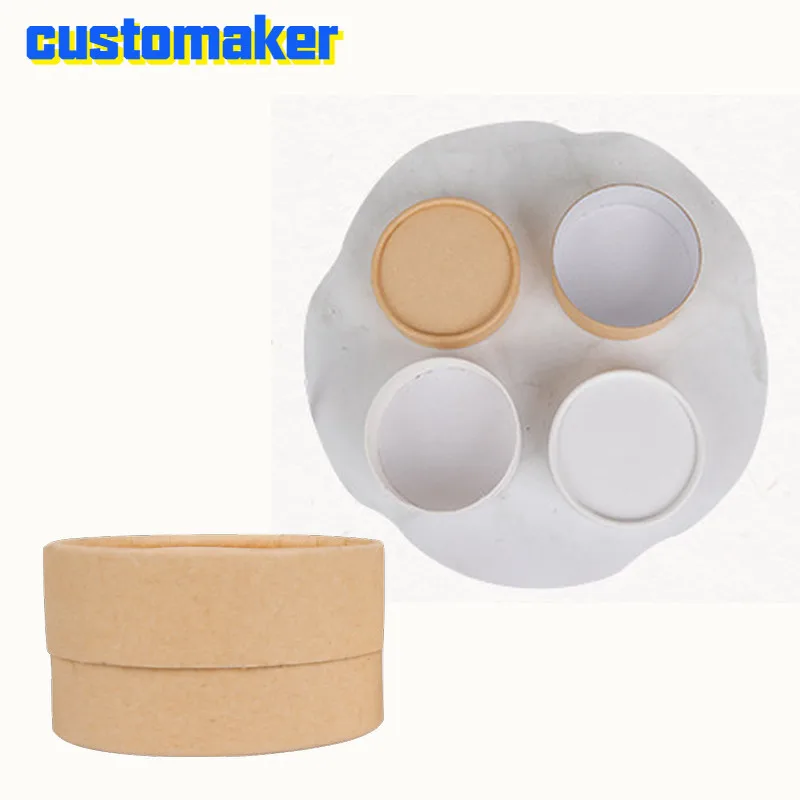 30pcs ECO Food Grade Environmental Protection Kraft Canister Tea Packaging Food,Nut Cylinder Gift ,Present,Blam Storage