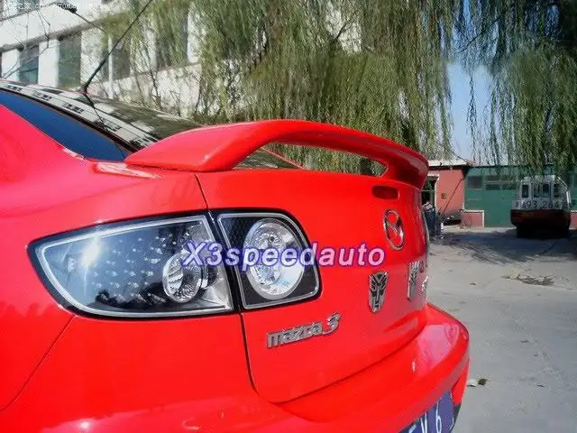 High Quality Primer/Painted Spoiler Wing  For 2003-2008 Mazda 3 M3 Sedan OEM Factory Style