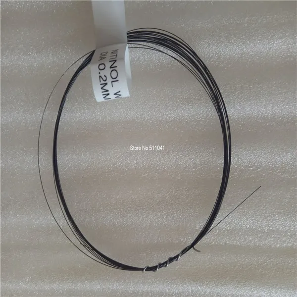 

NITI Super elastic nitinol wire diameter 0,2mm length 1000mm,free shipping