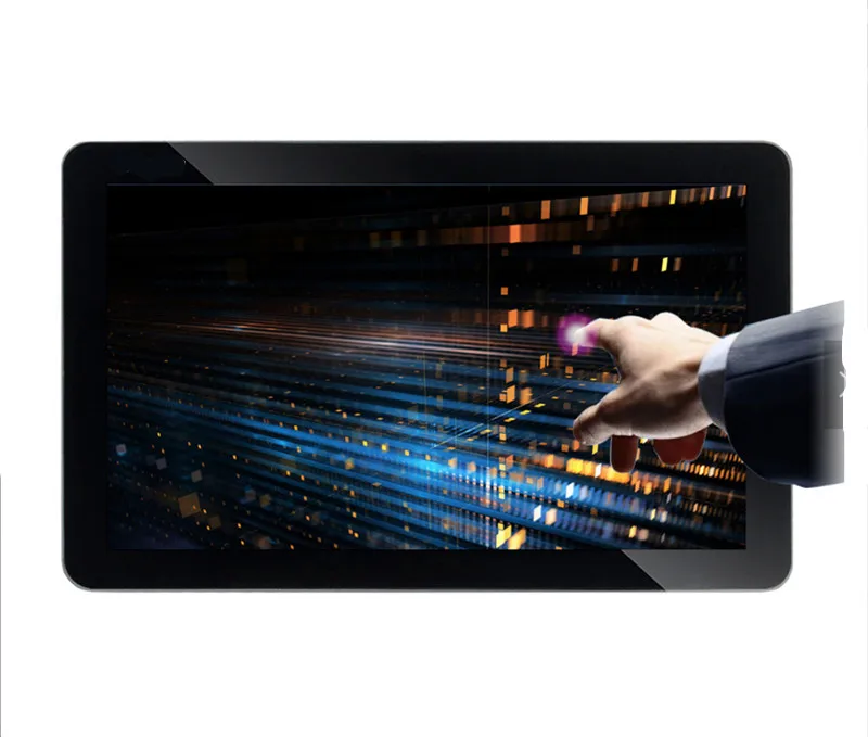 15.6 inch open frame LCD touch screen monitor vloerstaande reclame speler alles in een computer