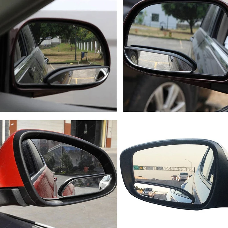 1 Pair YASOKRO Blind Spot Mirror Wide Angle Mirror Adjustable Convex Rear View Mirror Car mirror for All Universal Vehicles