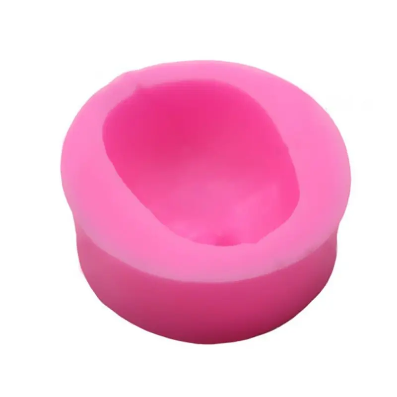 食品グレードシリコーン 3D ベビーフェイスガールヘッド形状 Diy のチョコレート型フォンダンキャンディ石鹸ポリマークレイクラフト金型デコレーション