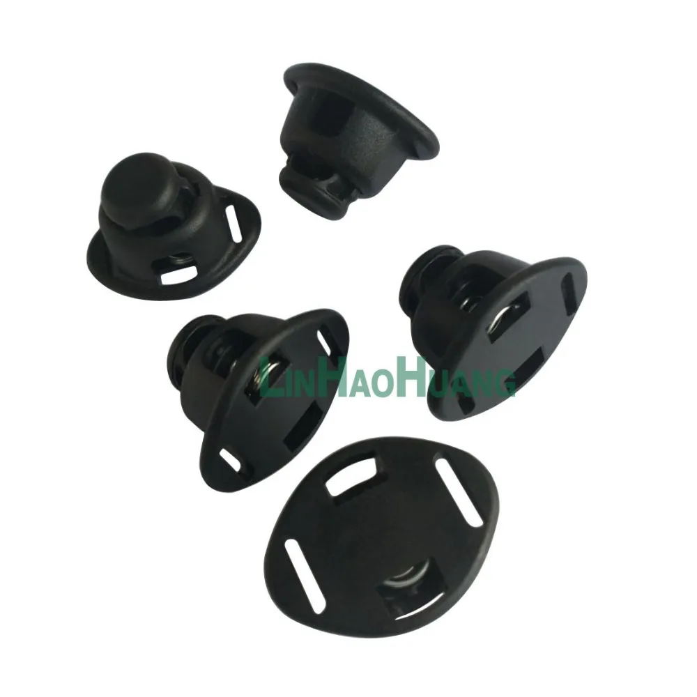 100pcs/lot  big black plastic cord lock toggles plastic 2-hole stoppers for 6mm bungee shock cord free shipping