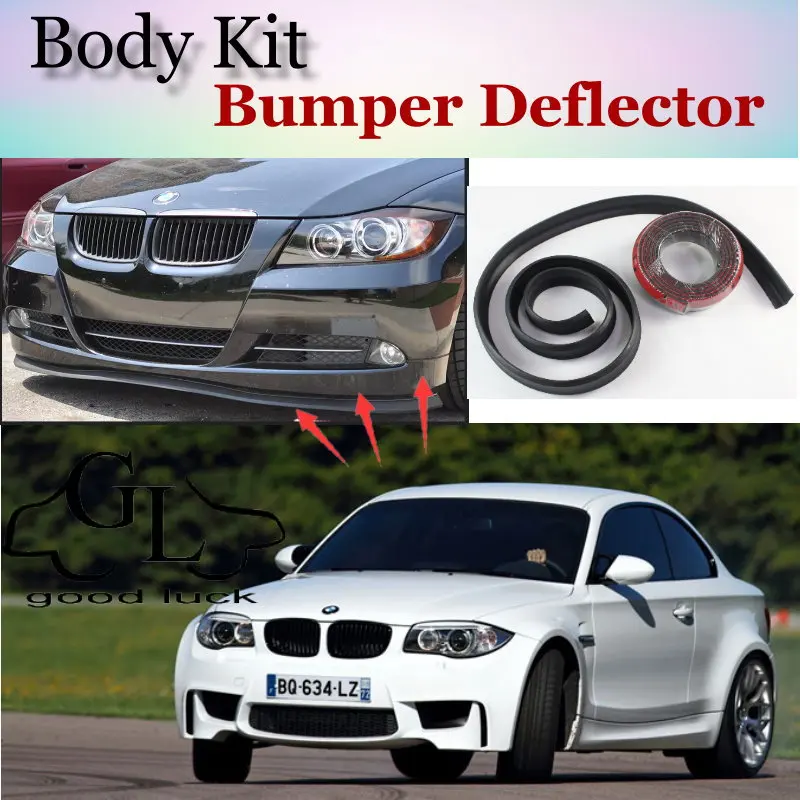 Bumper Lip Lips For BMW 1 M1 E81 E82 E87 E88 F20 F21 / Top Gear Shop Spoiler For Car Tuning / TOPGEAR Recommend Body Kit + Strip