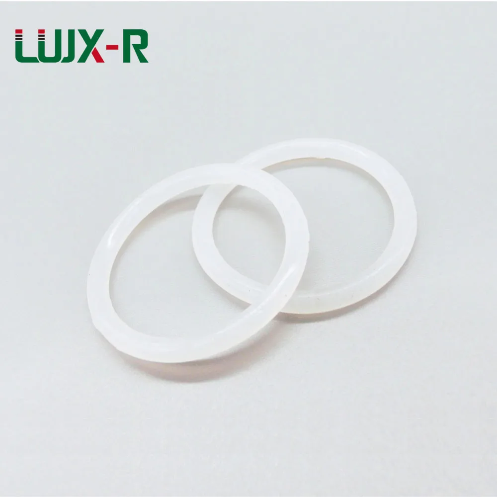 LUJX-R 3.5mm Thickness O Ringen Sealing Washer Food Grade White O-Ring Seal OD26/28/30/34/36/39mm Silicone Gasket O Ring Seal