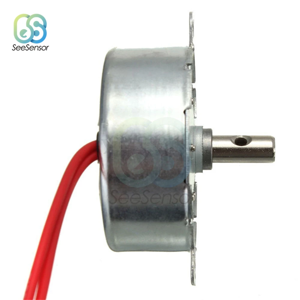 AC 220V 240V AC 12V 50/60Hz Synchronous Motor 5-6RPM Robust Torque 4W CCW/CW TYC-50