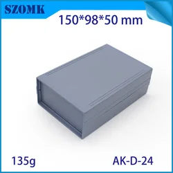 1Piece 150*98*50mm szomk desktop industrial control enclosure plastic box for electronic components plastic switch housing