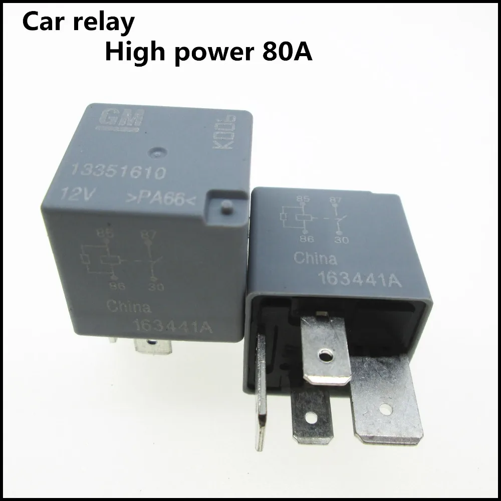 HOT NEW relay GM-13351610 12V 13351610 GM13351610 13351610-12V 12VDC DC12V 12V 80A DIP4 10pcs/lot