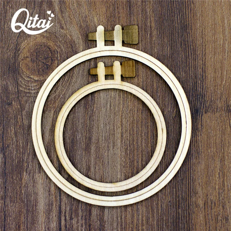 24pcs/Set DIY Scrapbook Embroidery Hoop Frame Set Wooden Plywood for Wedding Party Home Decoration And Gift Making