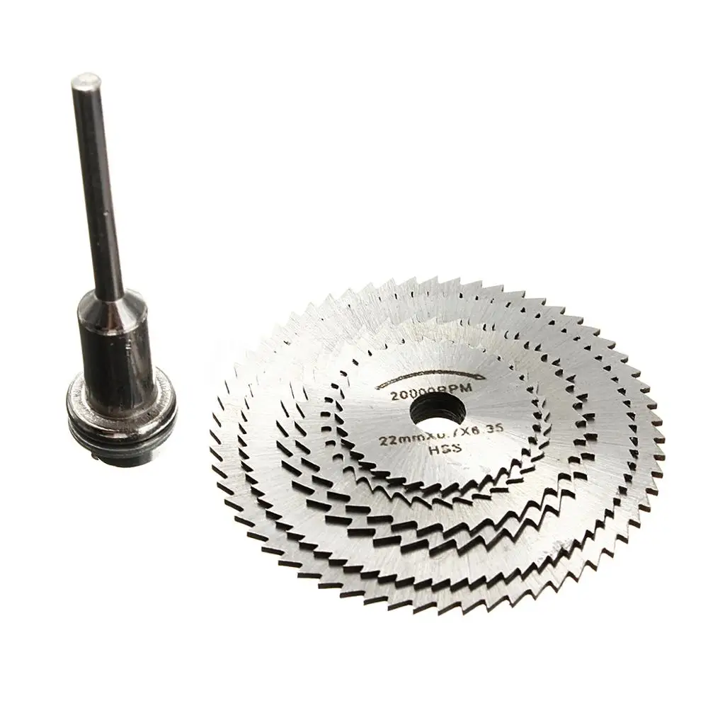Hoja de sierra Circular HSS, herramienta rotativa para cortador de Metal Dremel, juego de herramientas eléctricas, discos de corte de madera, corte
