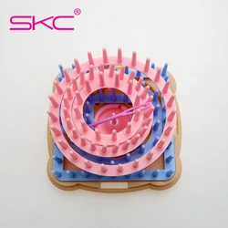 SKC 6 rozmiary krosna kwiatowa praktyczna mała stokrotka kształt kwiatu Knitting Loom Knitter Weaver Kit z igłą